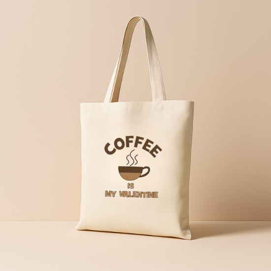Coffee is my valentine bag