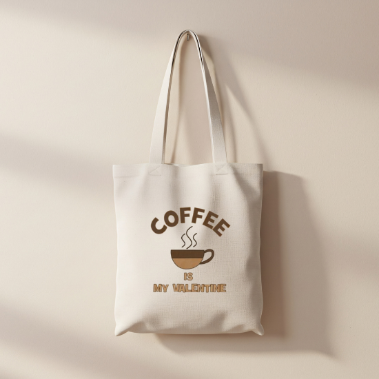 Coffee is my valentine bag